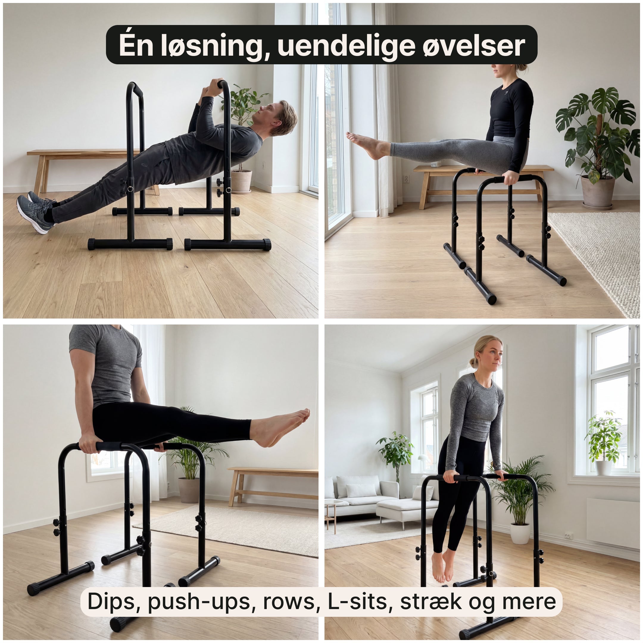 Parallettes Pro – Træningsstativer til kropsvægtøvelser