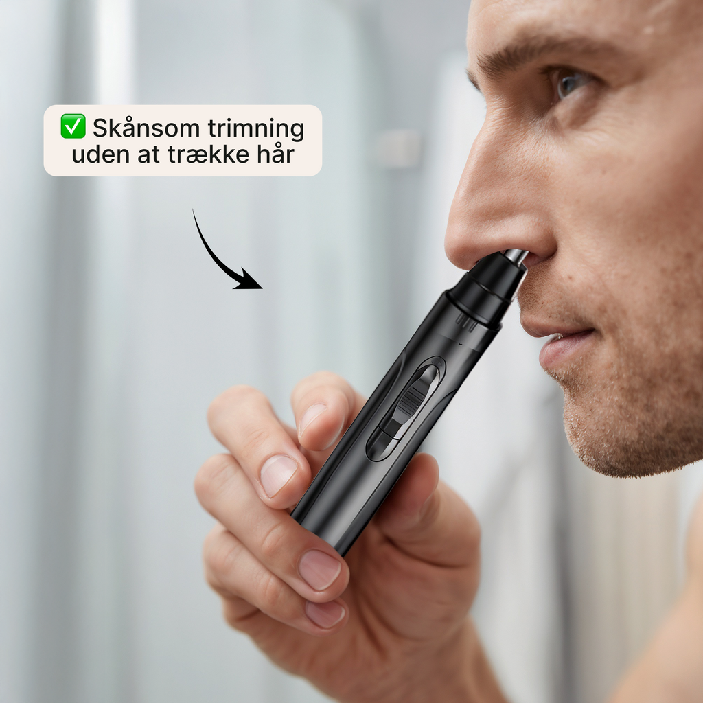 Næsehårstrimmer – Elektrisk barberapparat