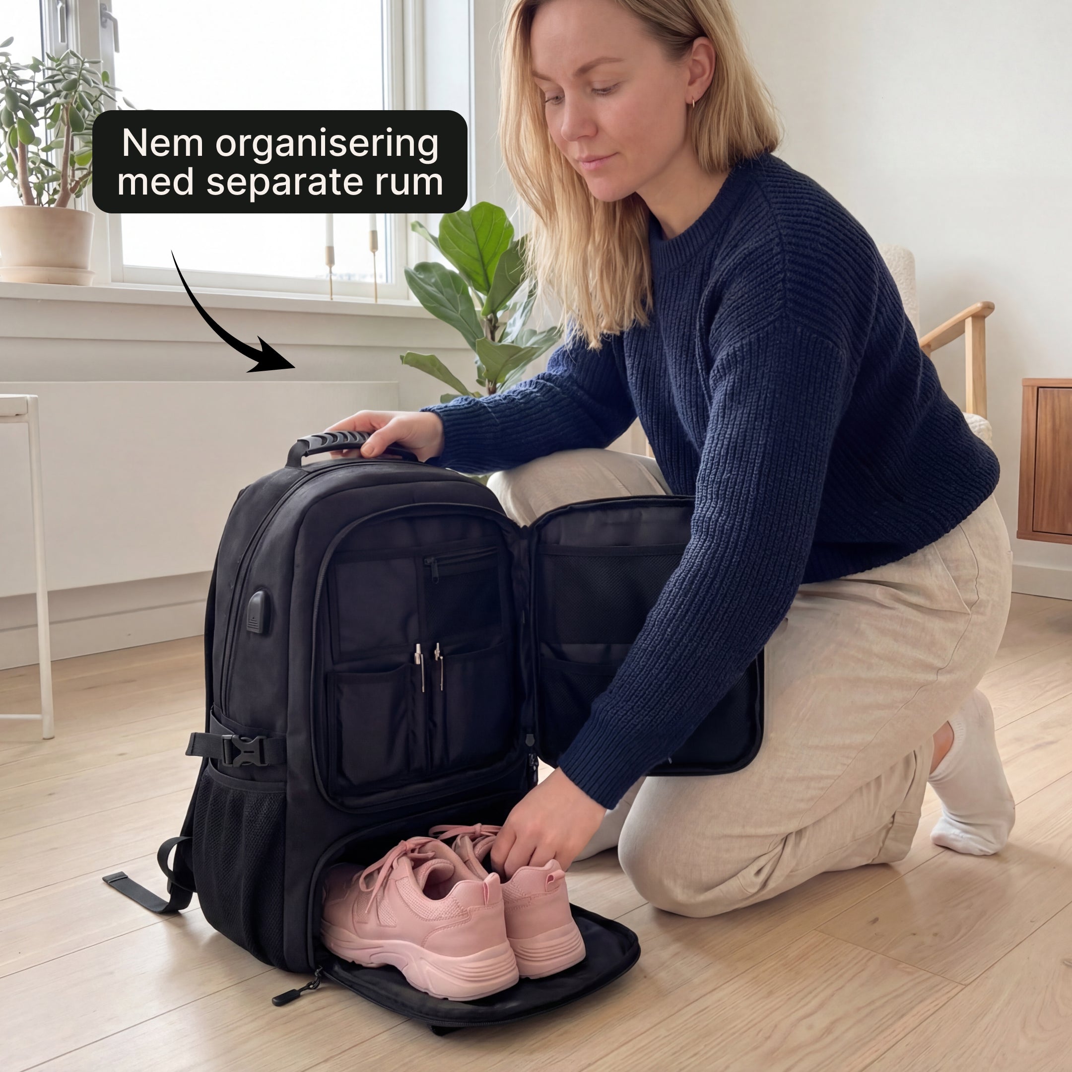 TravelPack 60L – Rejserygsæk med laptoprum
