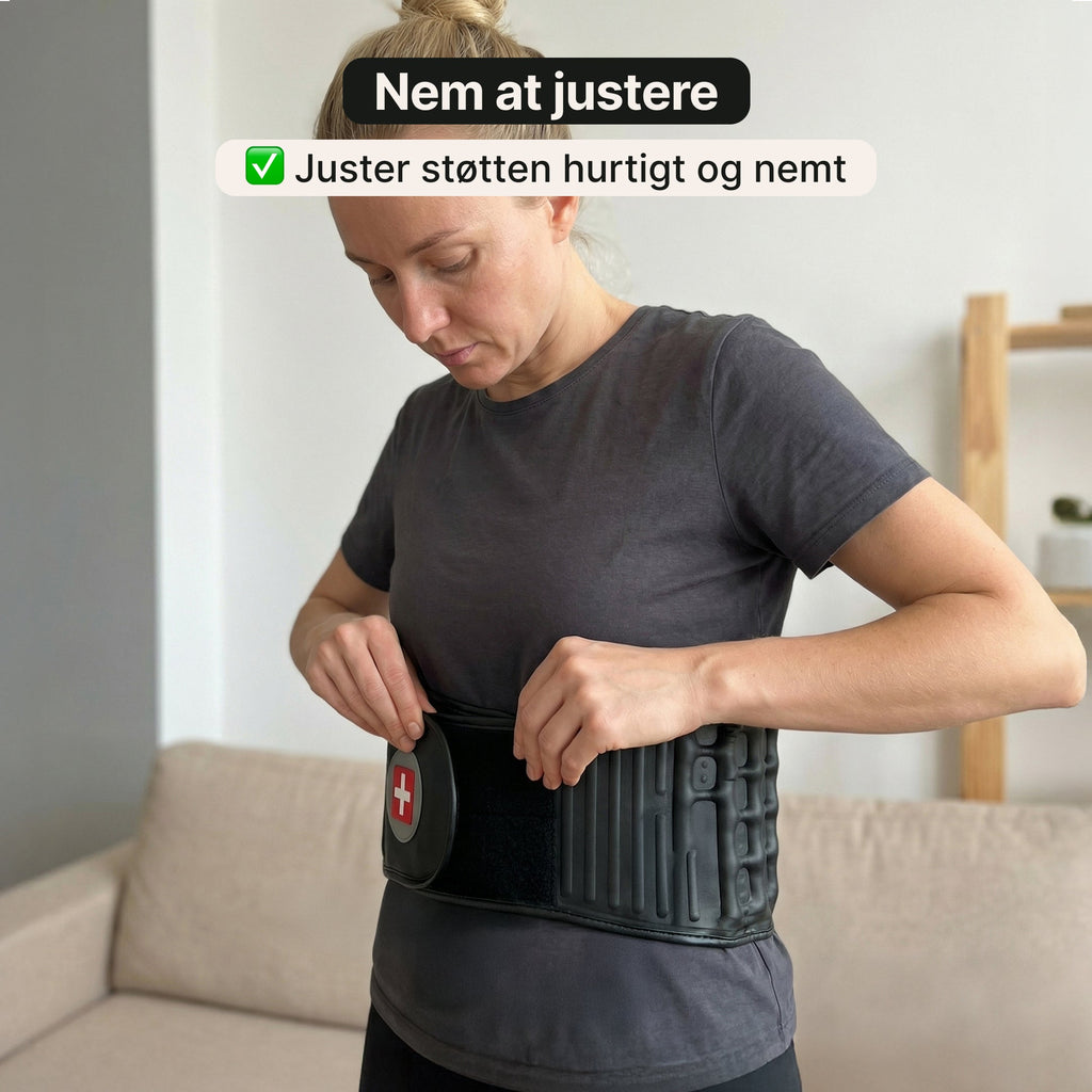 SpineRelief Belt – Oppusteligt rygstøttebælte
