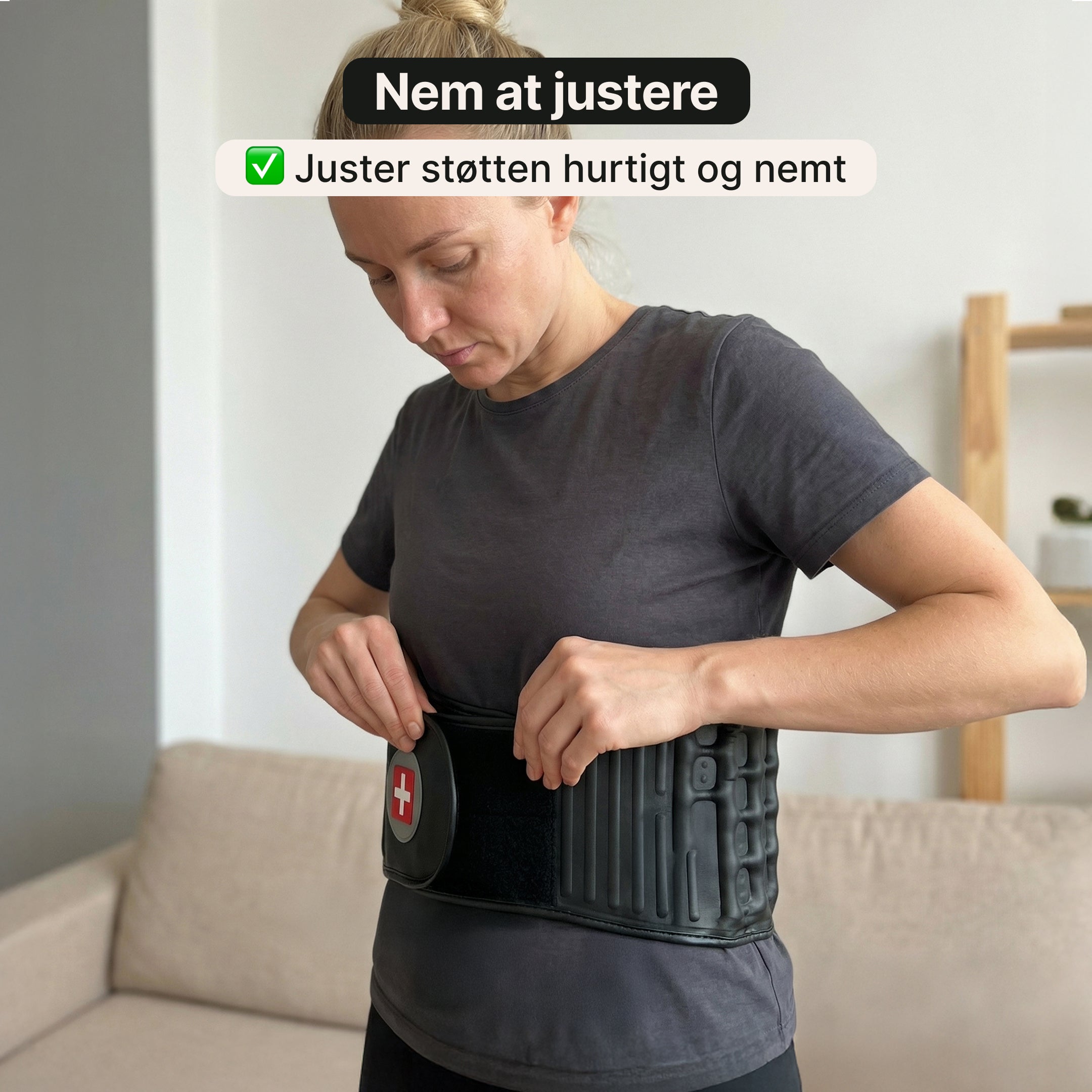 SpineRelief Belt – Oppusteligt rygstøttebælte