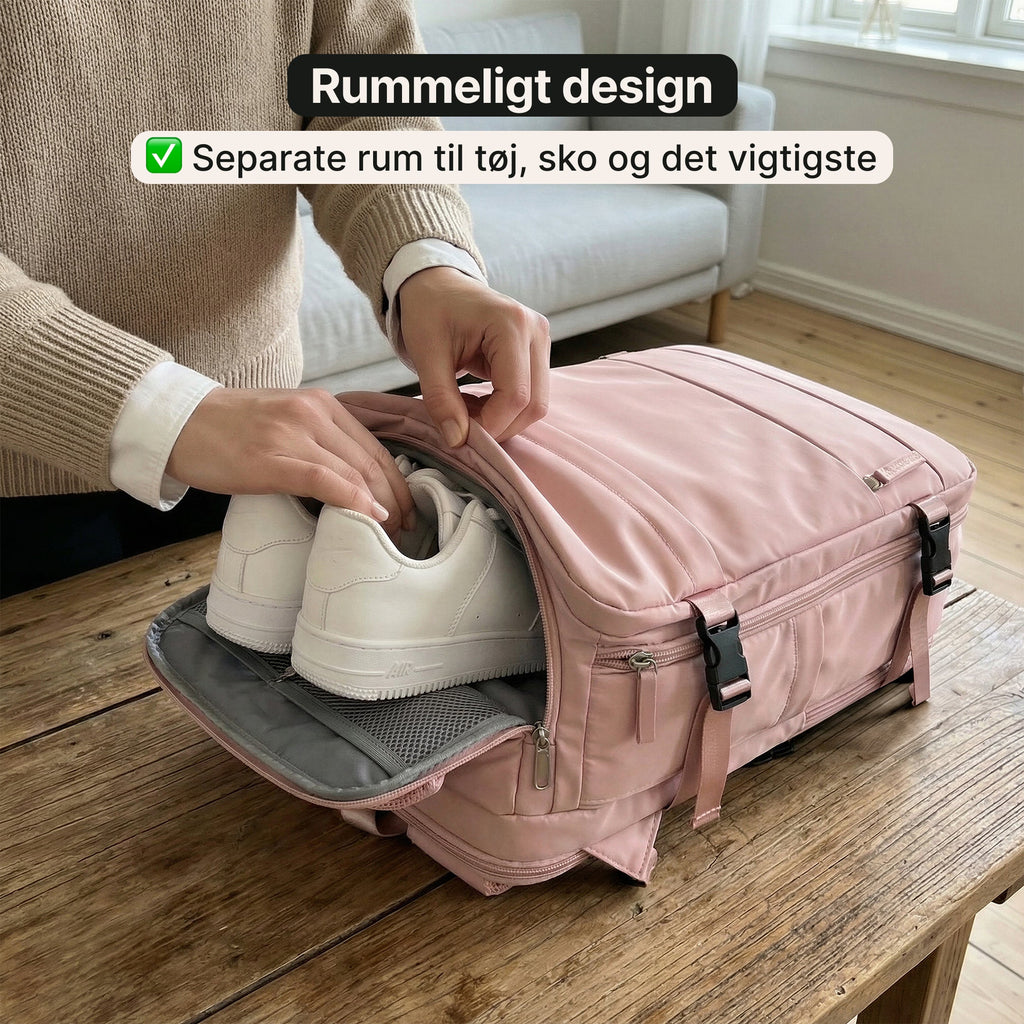 TechPack Pro – Rygsæk med laptoprum og USB