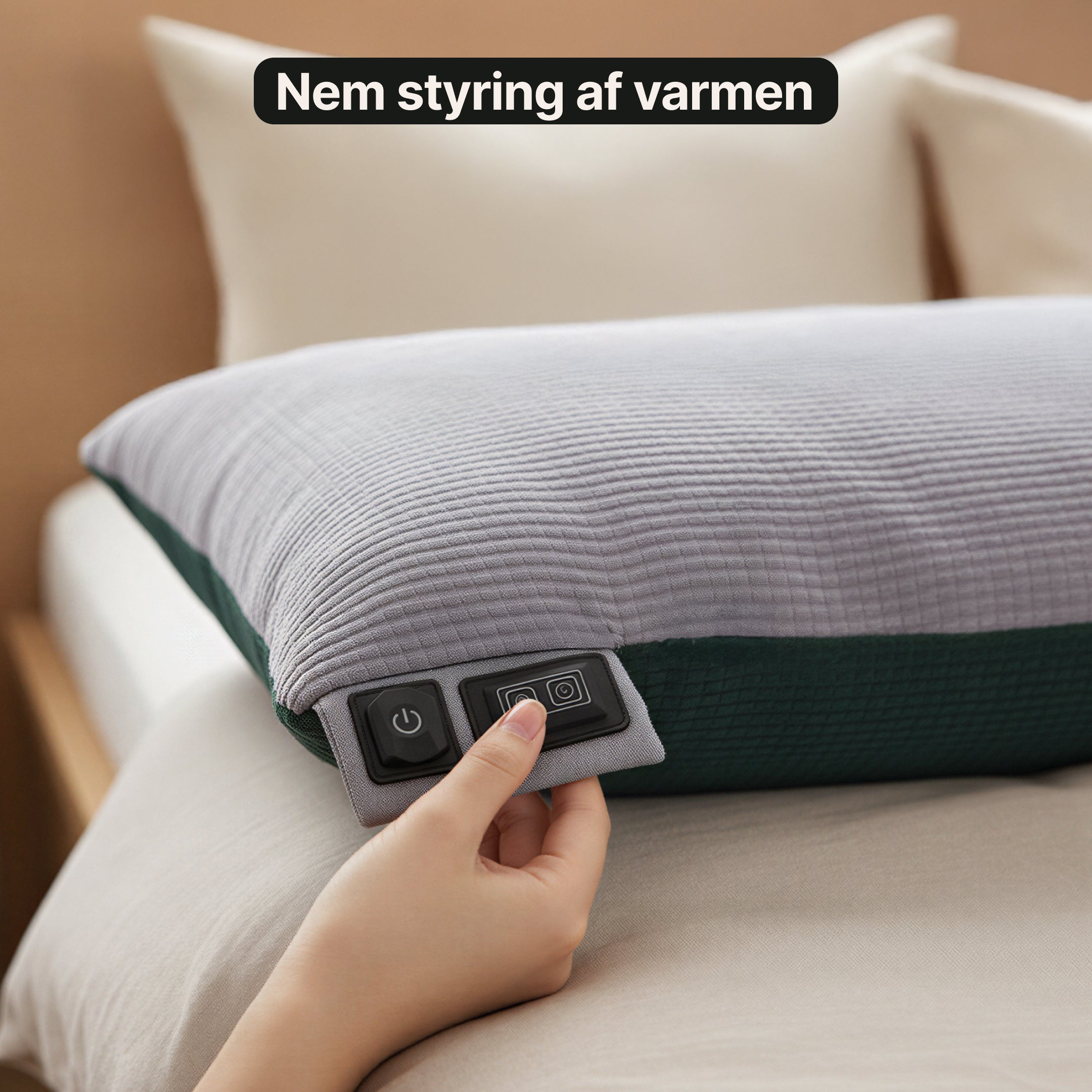 Elektrisk varmepude – Lændestøttepude
