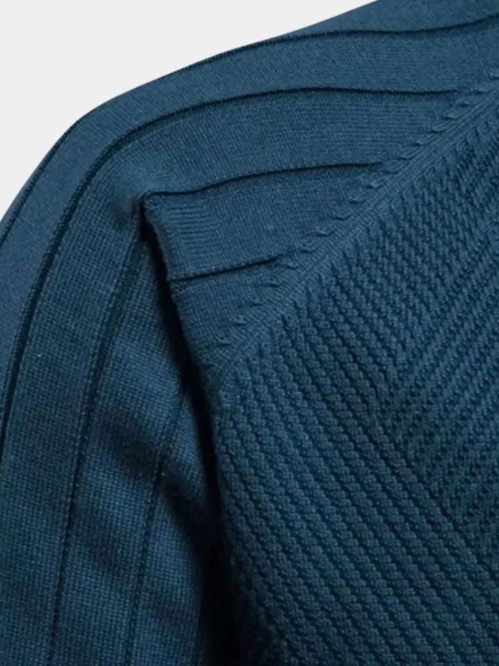 Jacquard | Strikcardigan med Lynlås