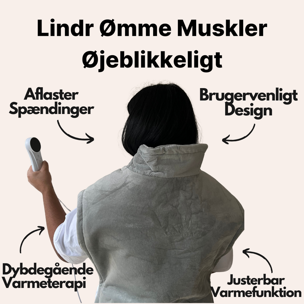 RelaxZone™ - Vægtet Varmepude til Nakke, Skuldre & Ryg