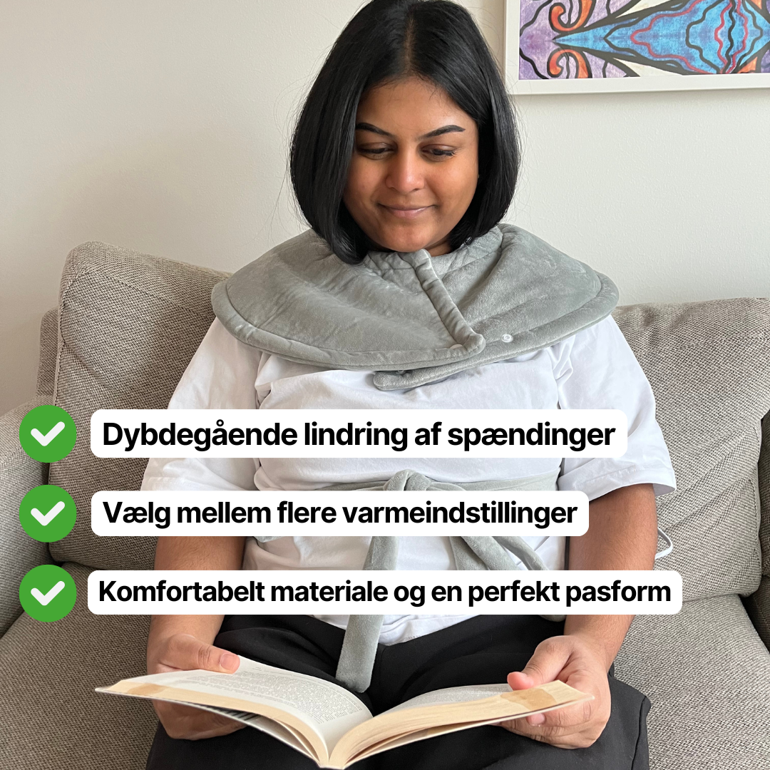 RelaxZone™ - Vægtet Varmepude til Nakke, Skuldre & Ryg