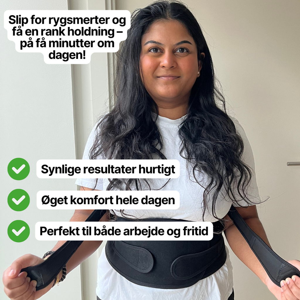 PosturePro+ - Din perfekte støtte til en sund ryg og korrekt holdning