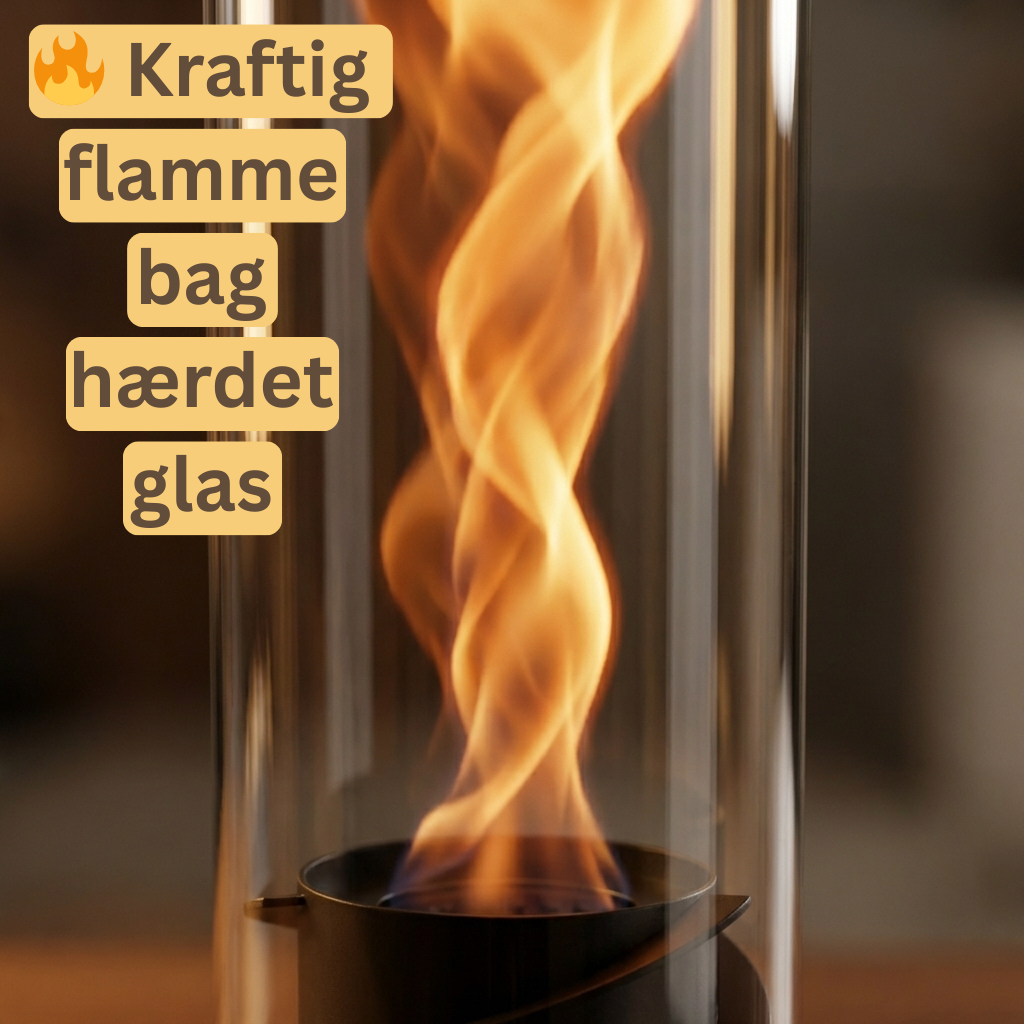 Flammelampe til Bord & Terrasse – Hygge med Ægte Ild Året Rundt