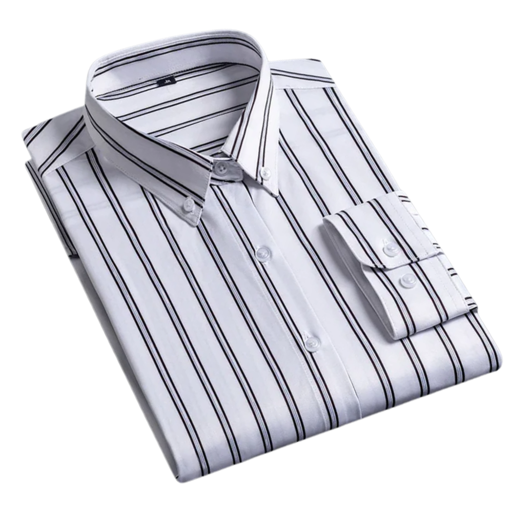 Levi | Elegant Stribet Skjorte