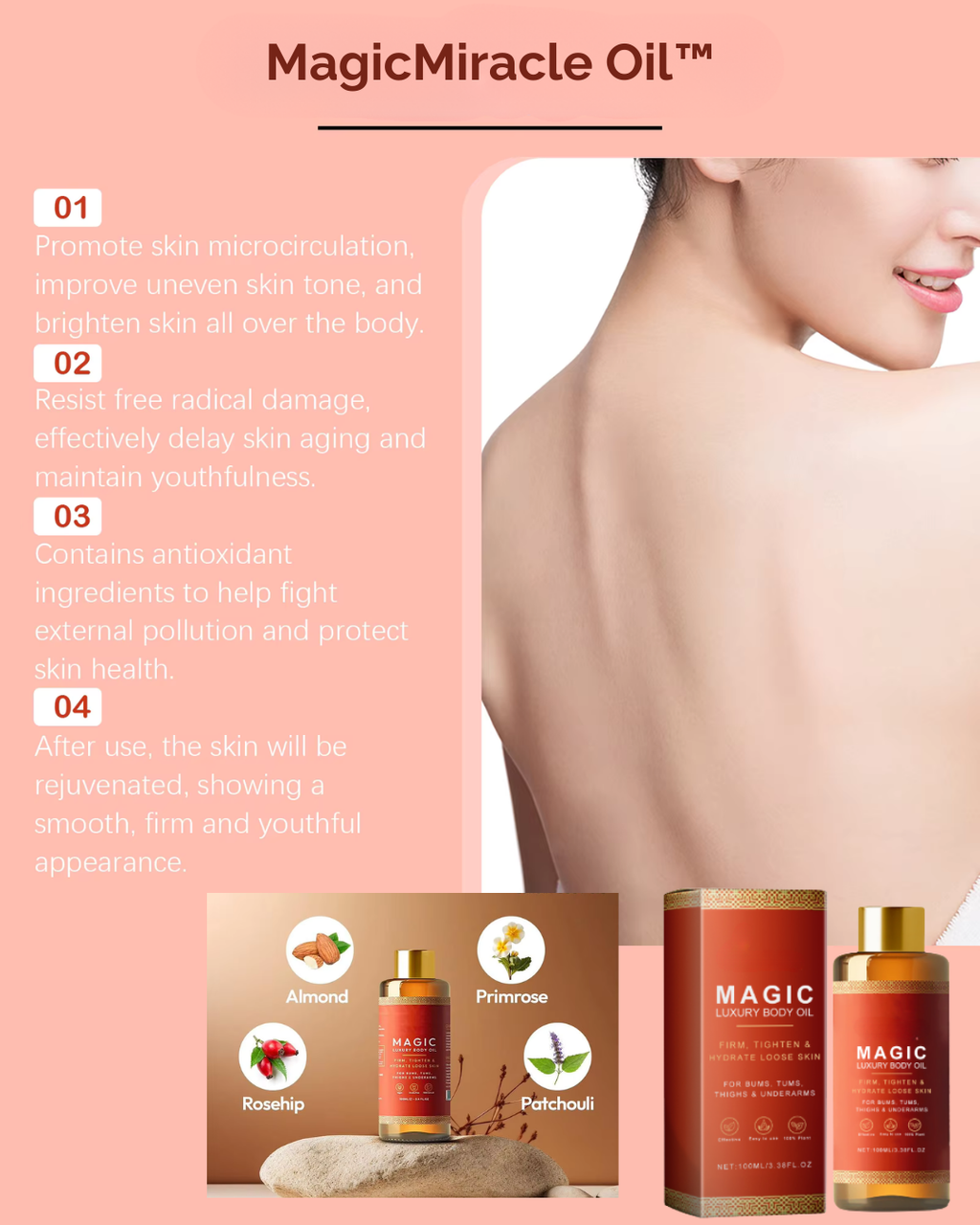 Cellulite Eraser + GRATIS luksus MagicMiracle Oil