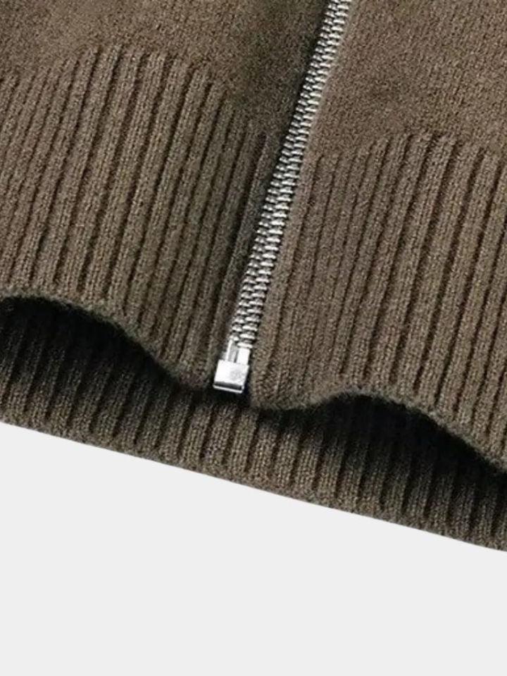 Magnus | Cashmere Trøje med Lynlås
