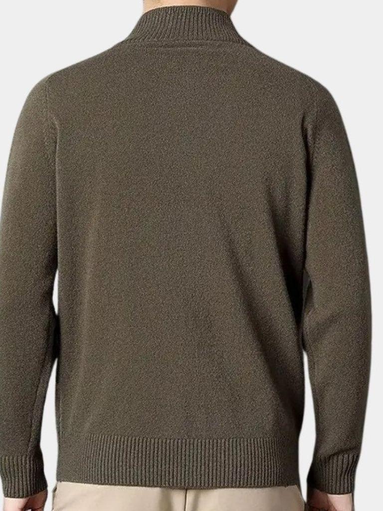 Magnus | Cashmere Trøje med Lynlås
