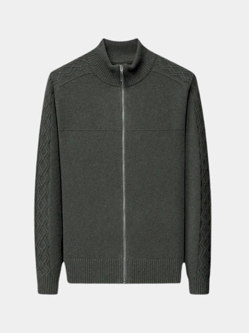 Magnus | Cashmere Trøje med Lynlås