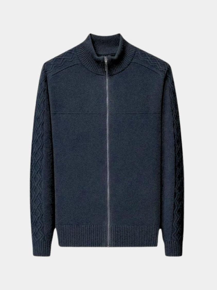 Magnus | Cashmere Trøje med Lynlås