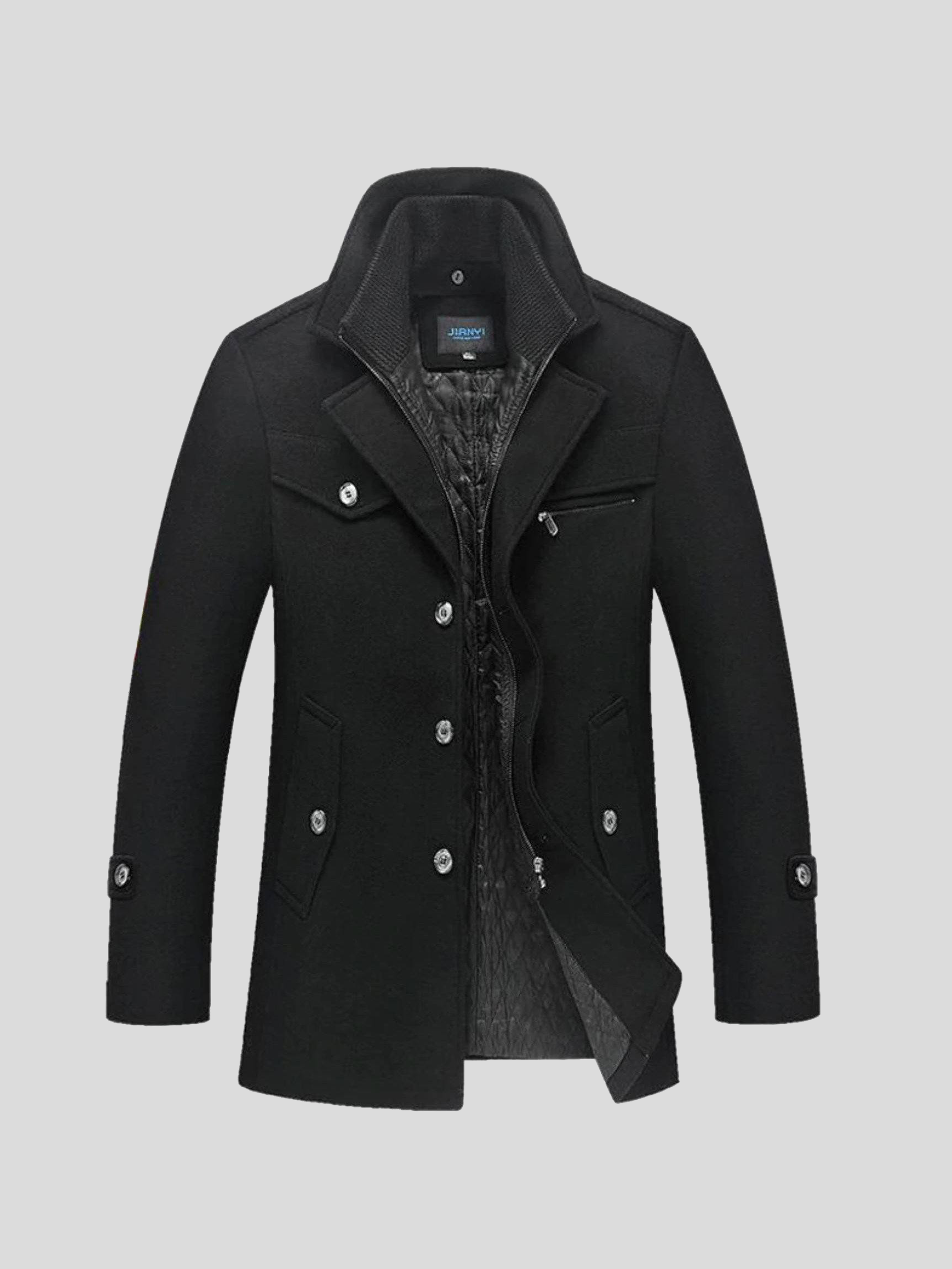 Nikolaj | Klassisk uld-peacoat