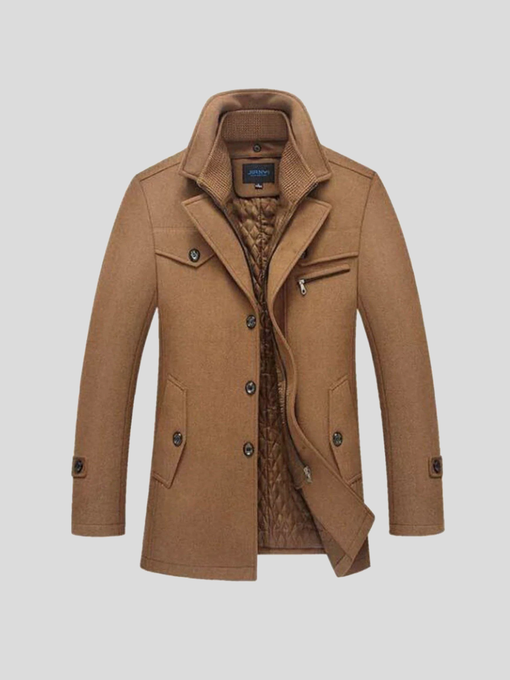 Nikolaj | Klassisk uld-peacoat