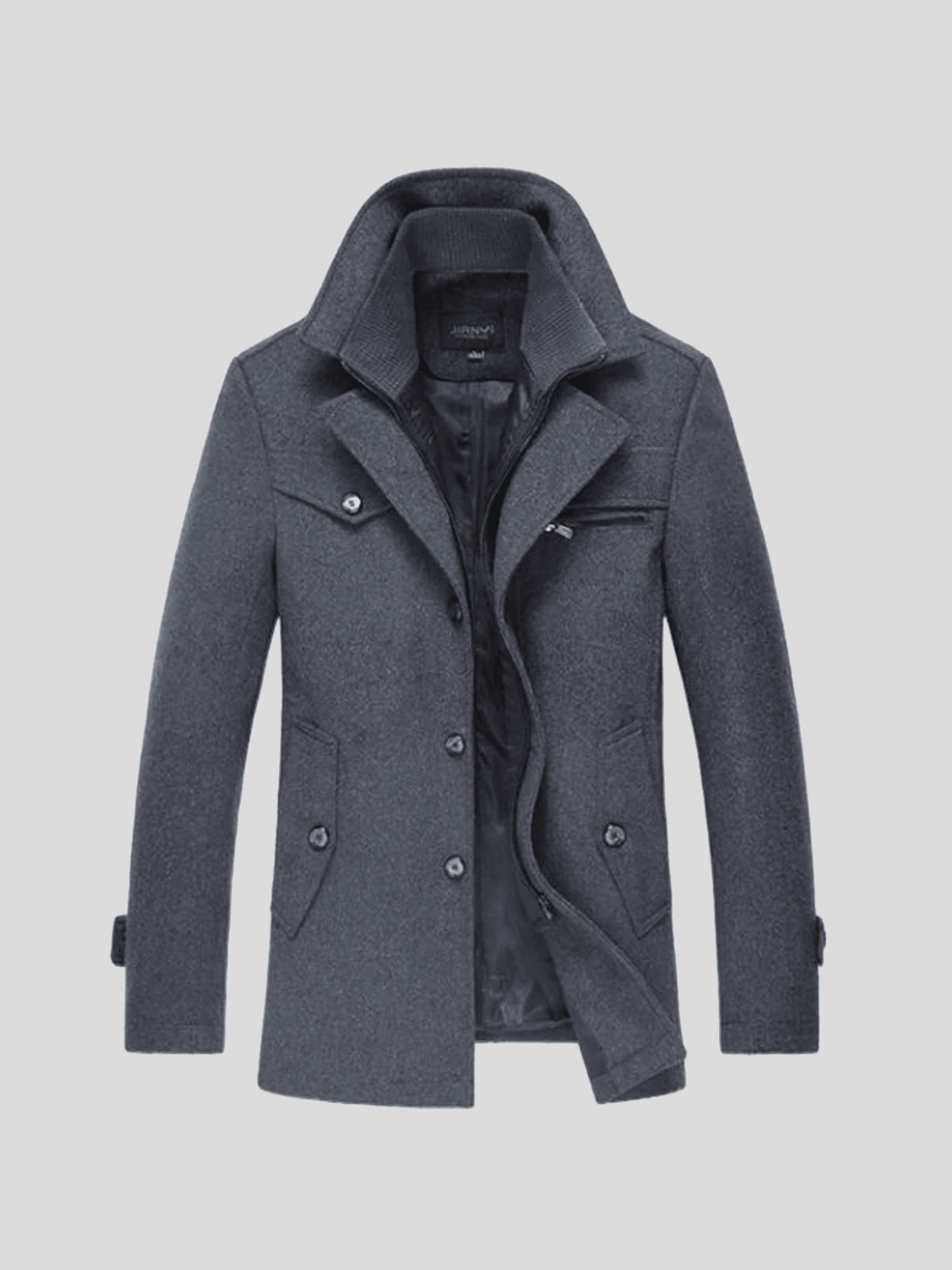 Nikolaj | Klassisk uld-peacoat