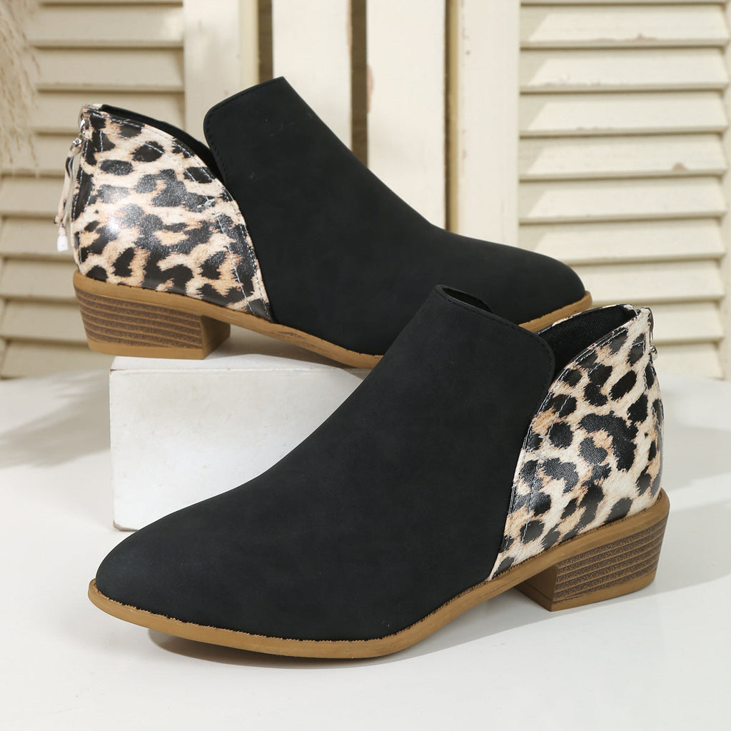 Leona – Stilige støvler med leoparddetaljer