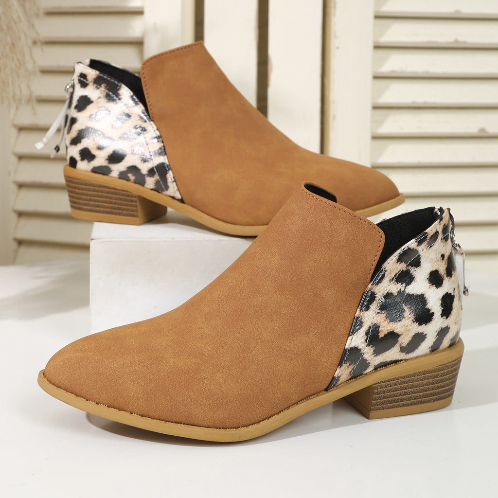 Leona – Stilige støvler med leoparddetaljer