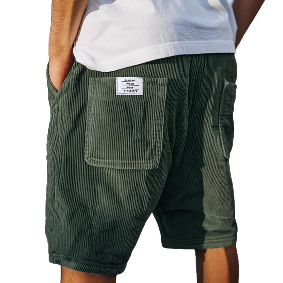 Victor | Stilrene fløjlsshorts til mænd