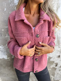 Lea | Varm & stilfuld teddyfrakke