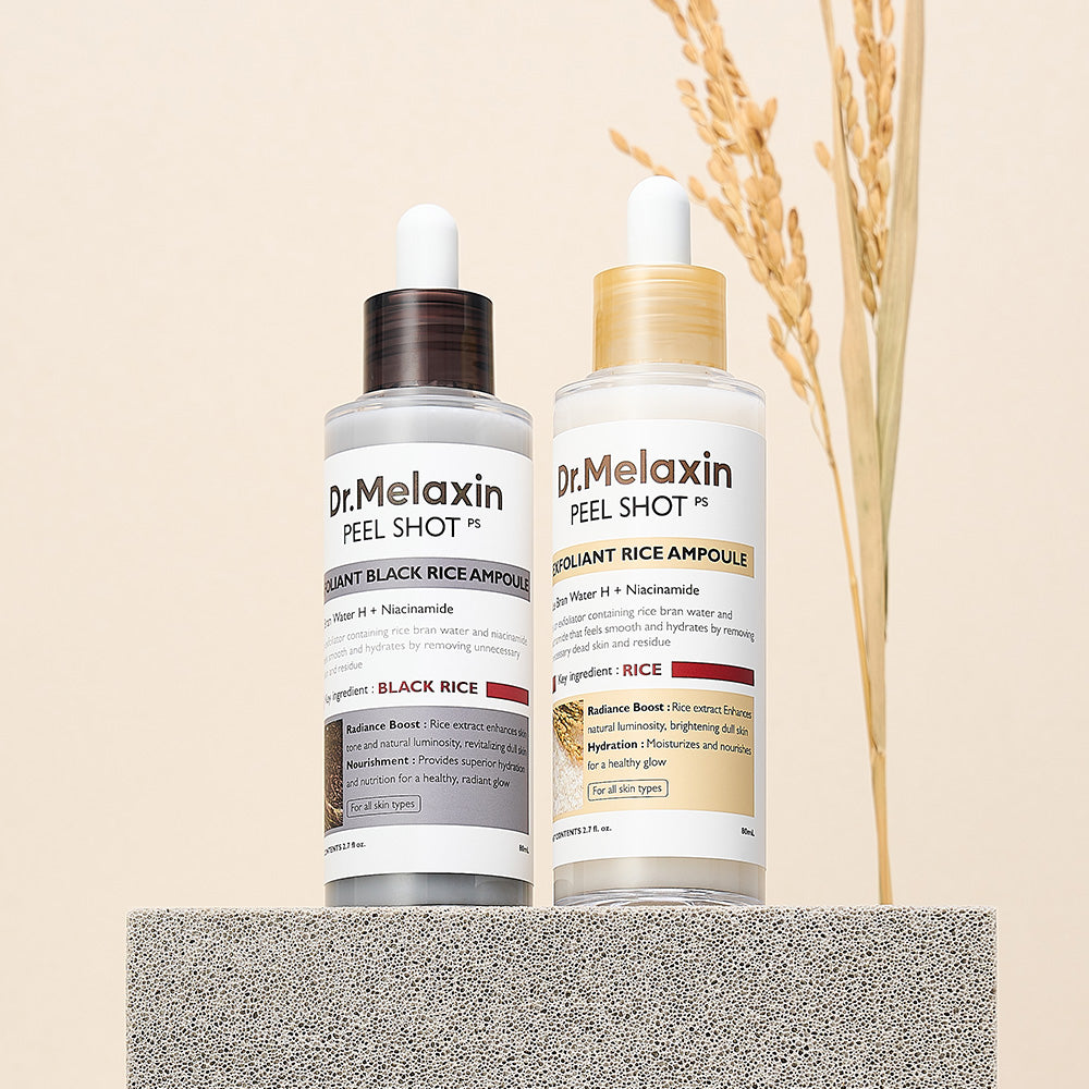 Peel Shot Glow – En lysende ansigtsserie med risekstrakter