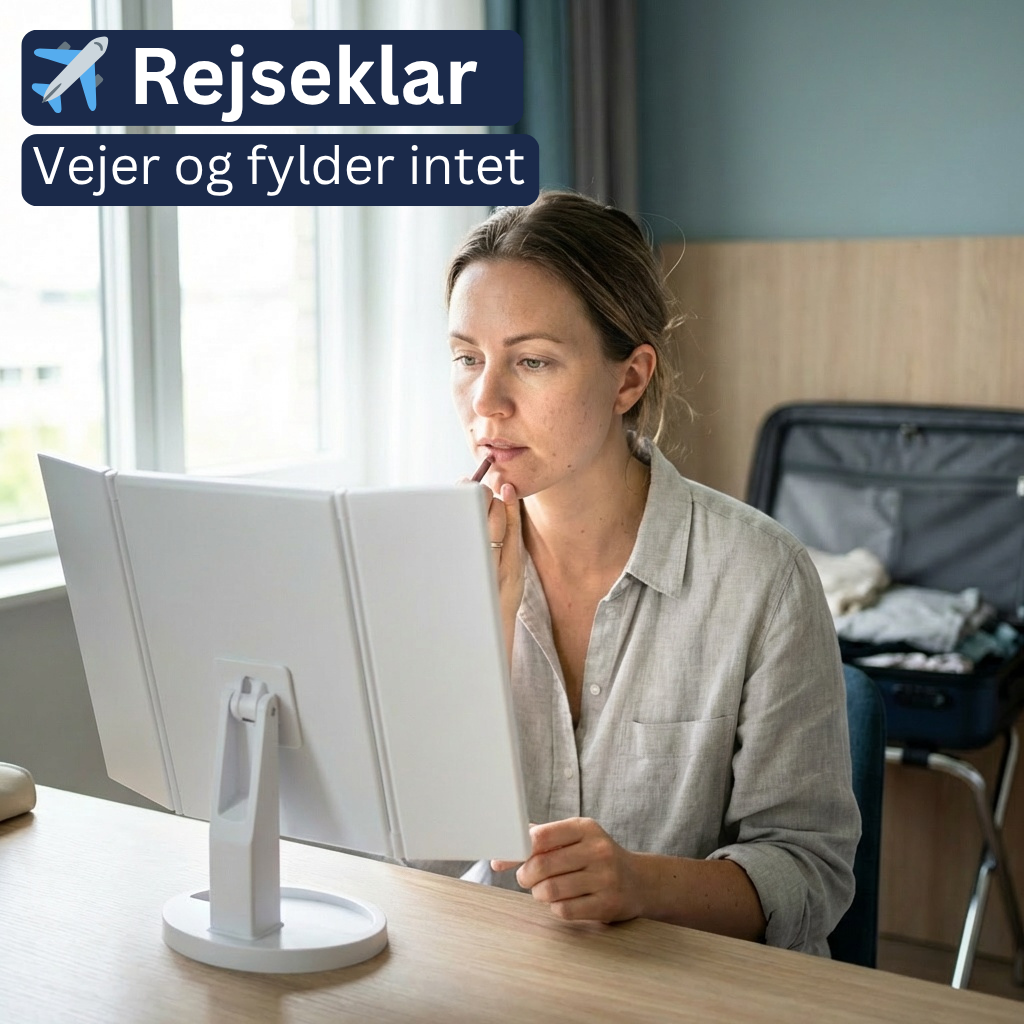 Belyst Makeupspejl – Slut med dårligt lys og halvt lavet makeup