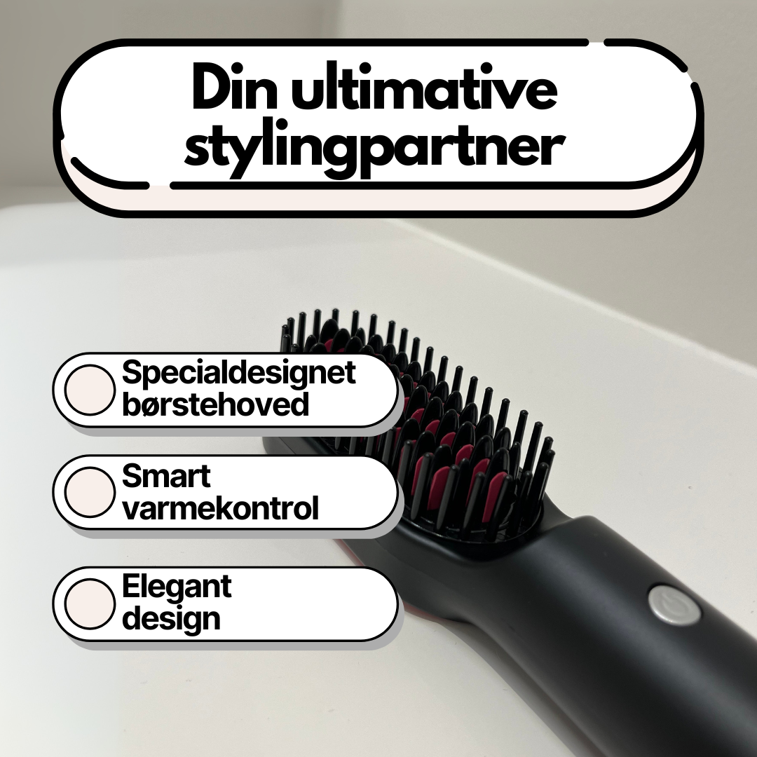 SmoothStyler Varme Glattebørste