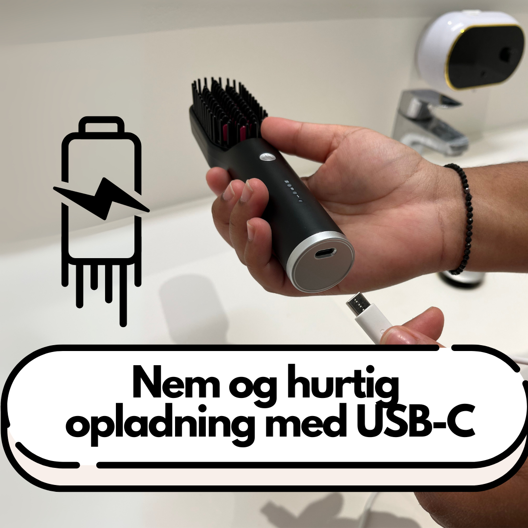 SmoothStyler Varme Glattebørste