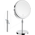 LumiGlow Pro Intelligent makeupspejl med justerbart LED-lys og 10x forstørrelse