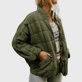 Josiane – Behagelig oversized quiltet jakke