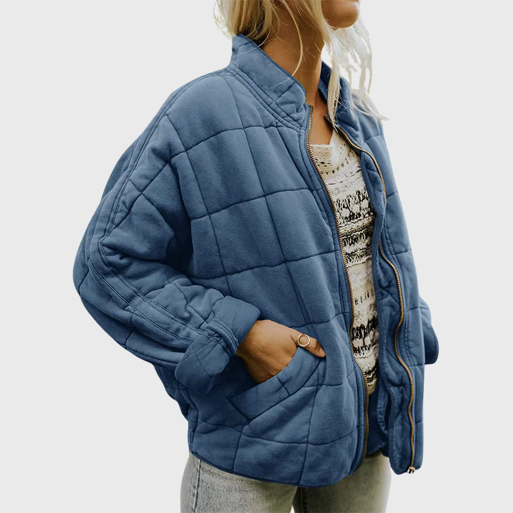 Josiane – Behagelig oversized quiltet jakke