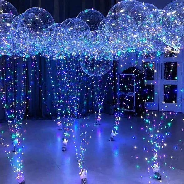 LED-balloner til festdekoration – 6 stk.