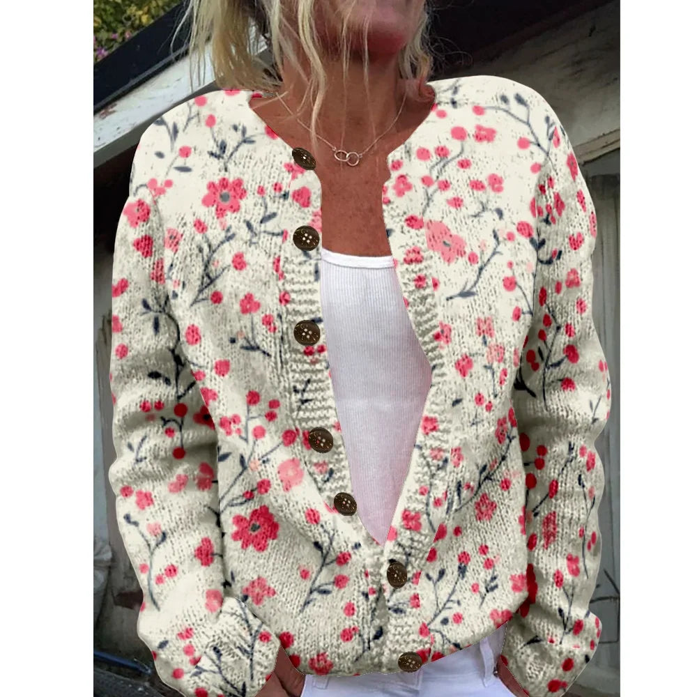 Evi | Chic vest med print