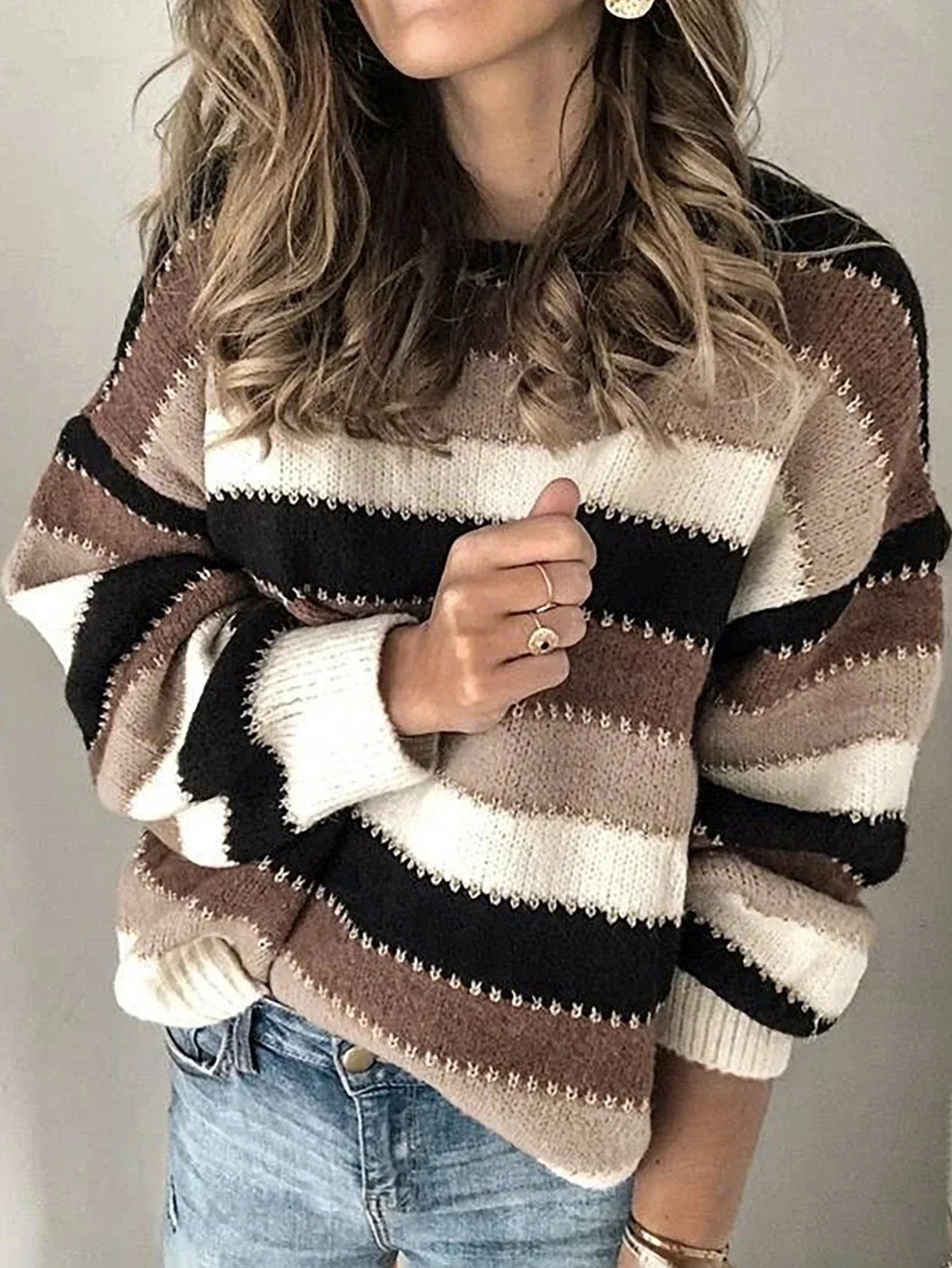 Ara | Stribet sweater