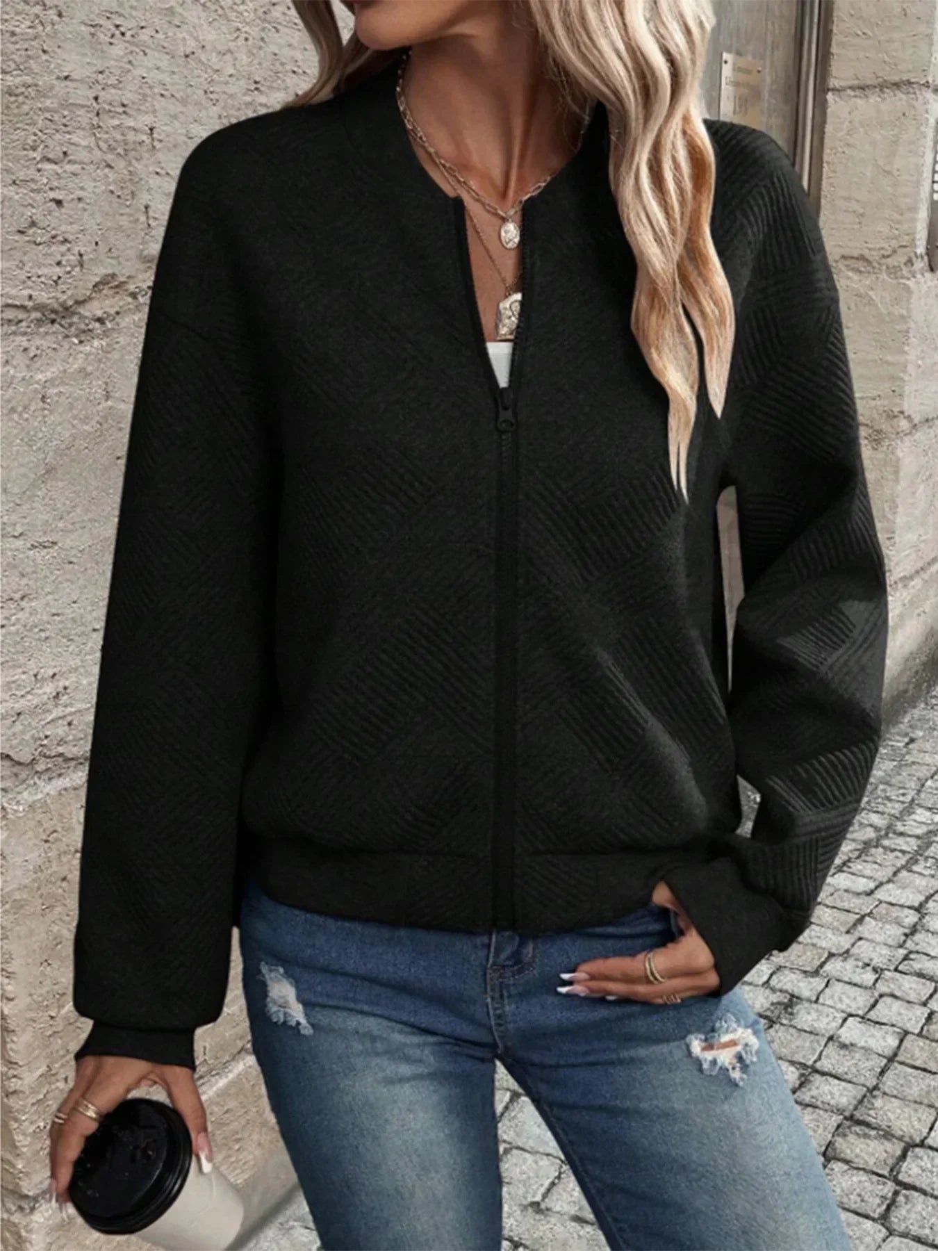 Marika - Langærmet Strikket Cardigan