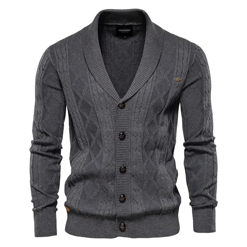 Waldemar | Herre-Cardigan med knaplukning