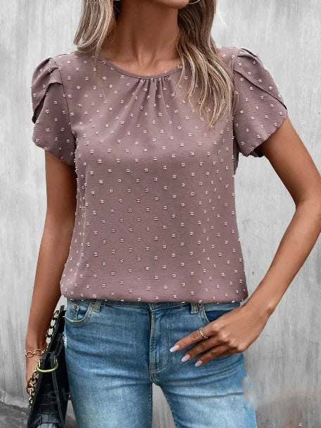 Eloisa | Elegant Bluse med Prikker