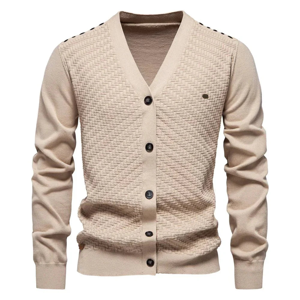 Schneider | Varm herre cardigan med V-hals