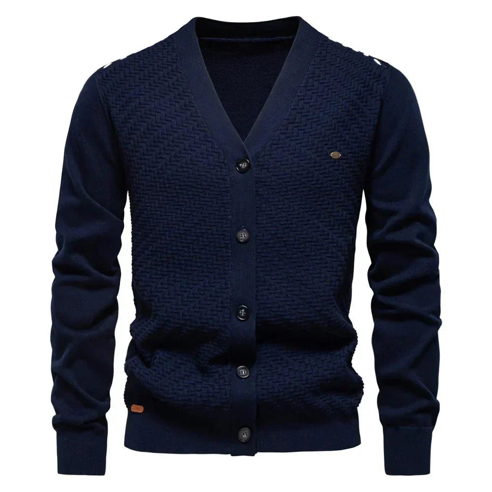 Schneider | Varm herre cardigan med V-hals