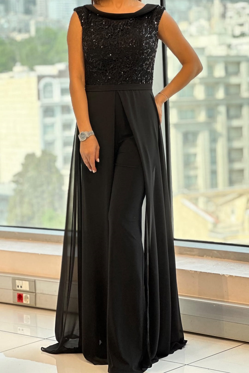 LOUNA | Stilfuld Ærmeløs Jumpsuit