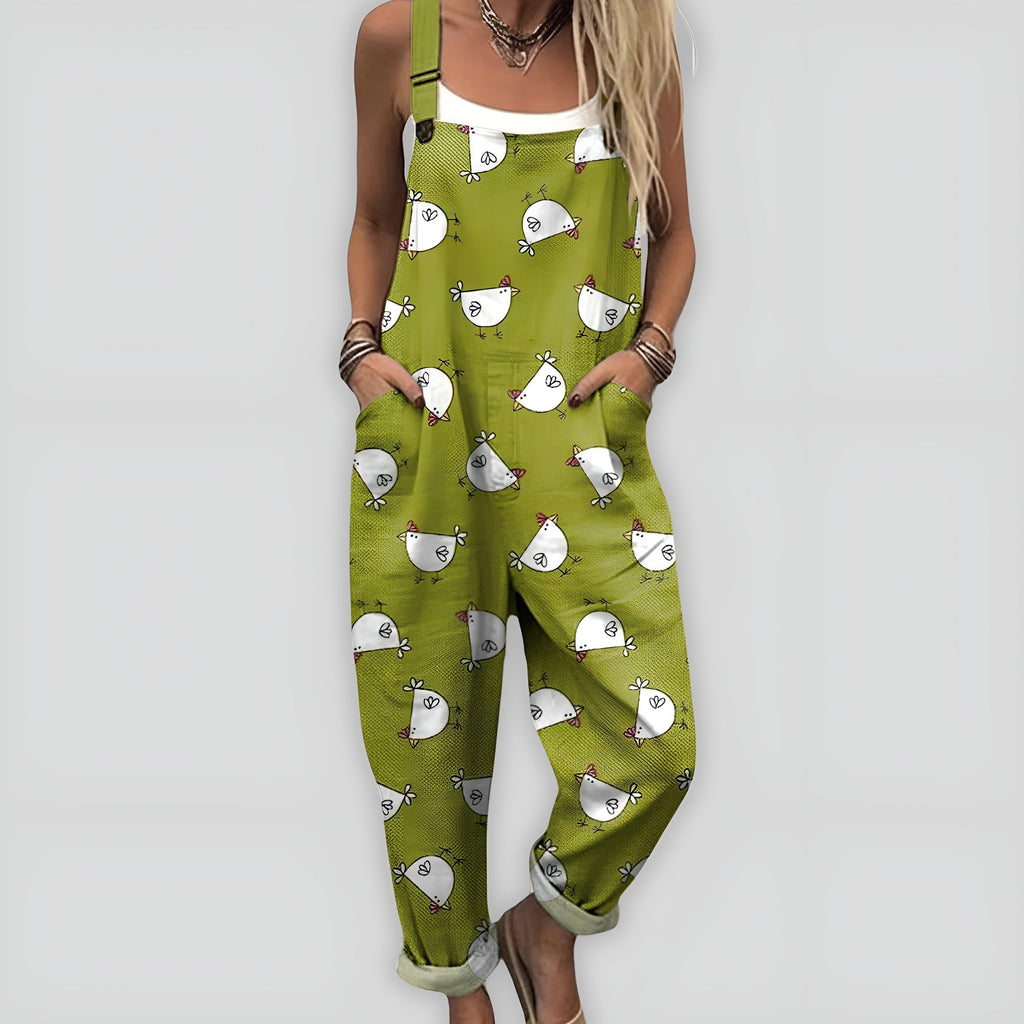 MEYER | Komfortabel og Stilfuld Jumpsuit med Løs Pasform