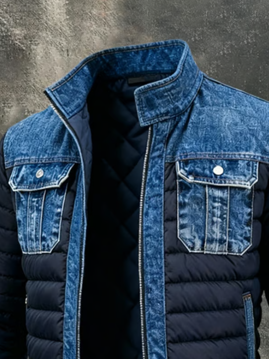 MEYER | Hybrid Quilted Denim Jakke