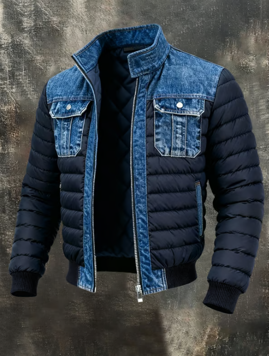 MEYER | Hybrid Quilted Denim Jakke