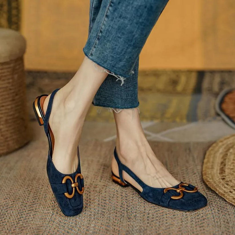 Mattea | Kvinders Slingback Flade Sko