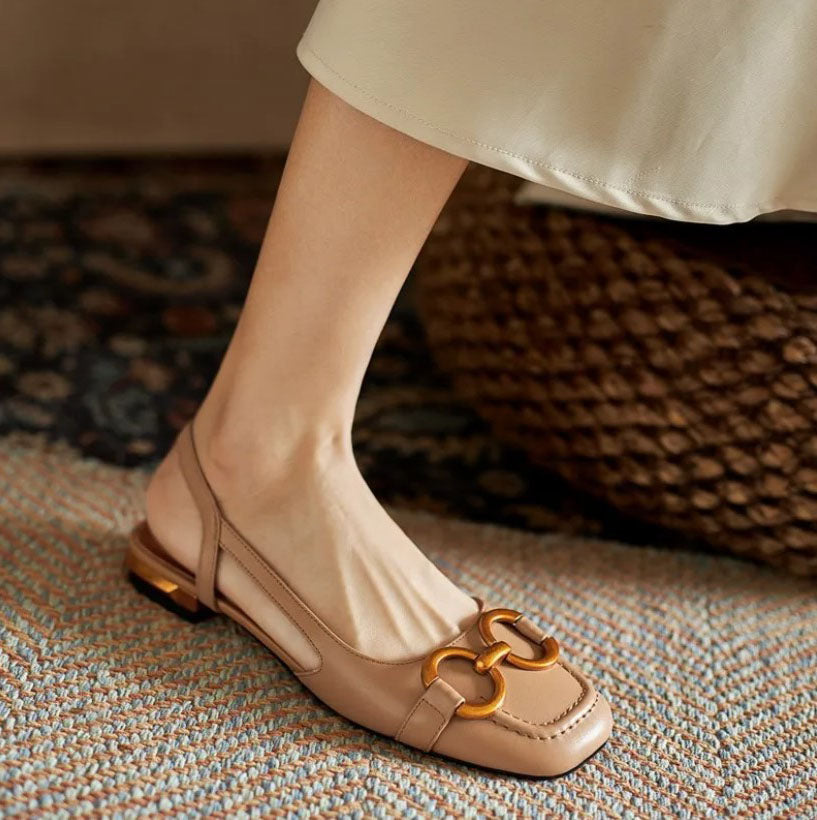Mattea | Kvinders Slingback Flade Sko