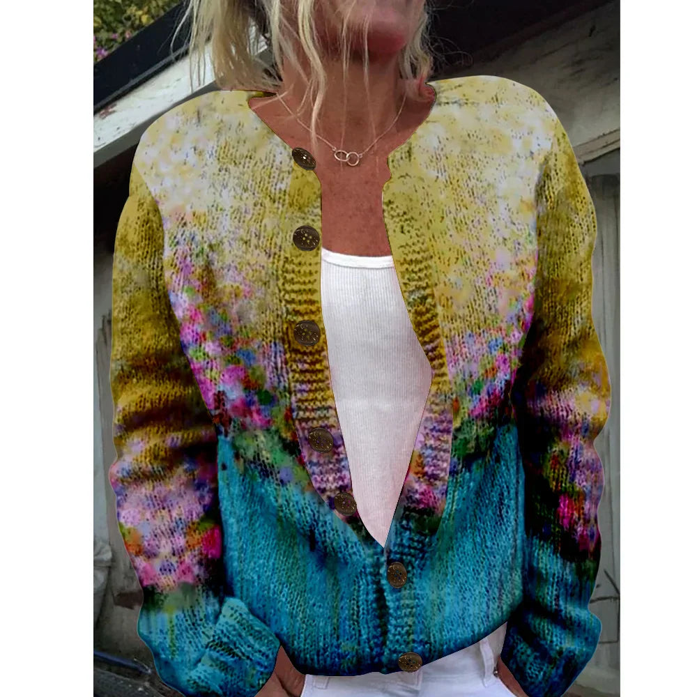 Amrei | Chic vest med print