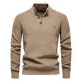 Konrad | Stilfuld herrepullover med knapdesign