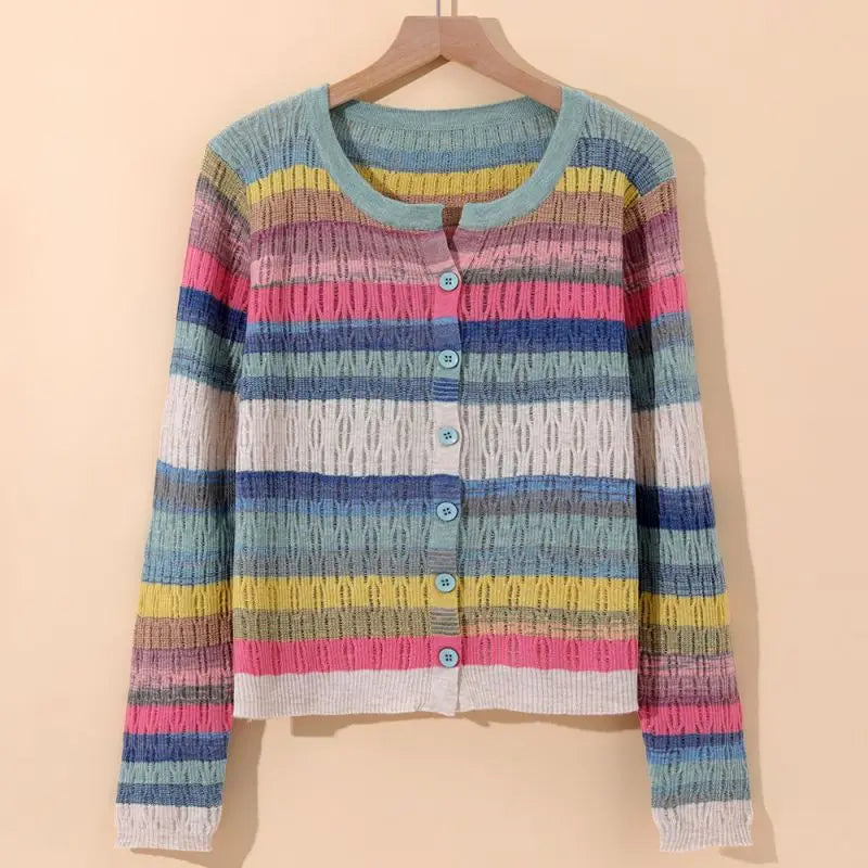 Myrna | Vintage inspireret stribet vest