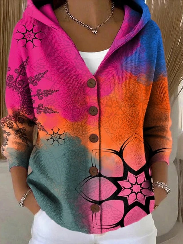 Karen | Varm Lang Cardigan til Kvinder